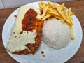 Frango Parmegiana a moda Ibrica